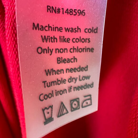 NWOT Universal Standard Cherry Red Misa Sweatshirt Dress in Women's XL/26-28 - Picture 10 of 12